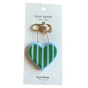 Kate Spade Target Heart Bag Charm Coin Case